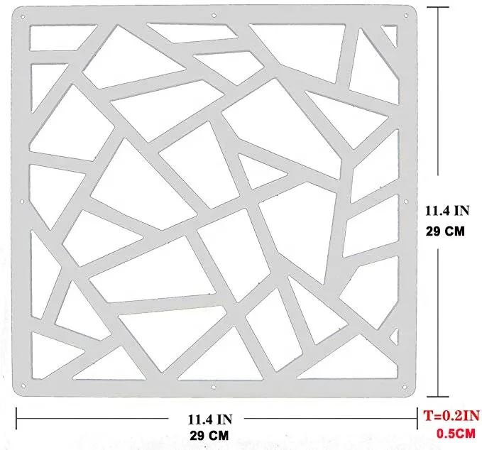 2022 New Products Custom Black PVC Hanging PVC Divider Carved Partition Wall Separator Room Screens For Home Decor