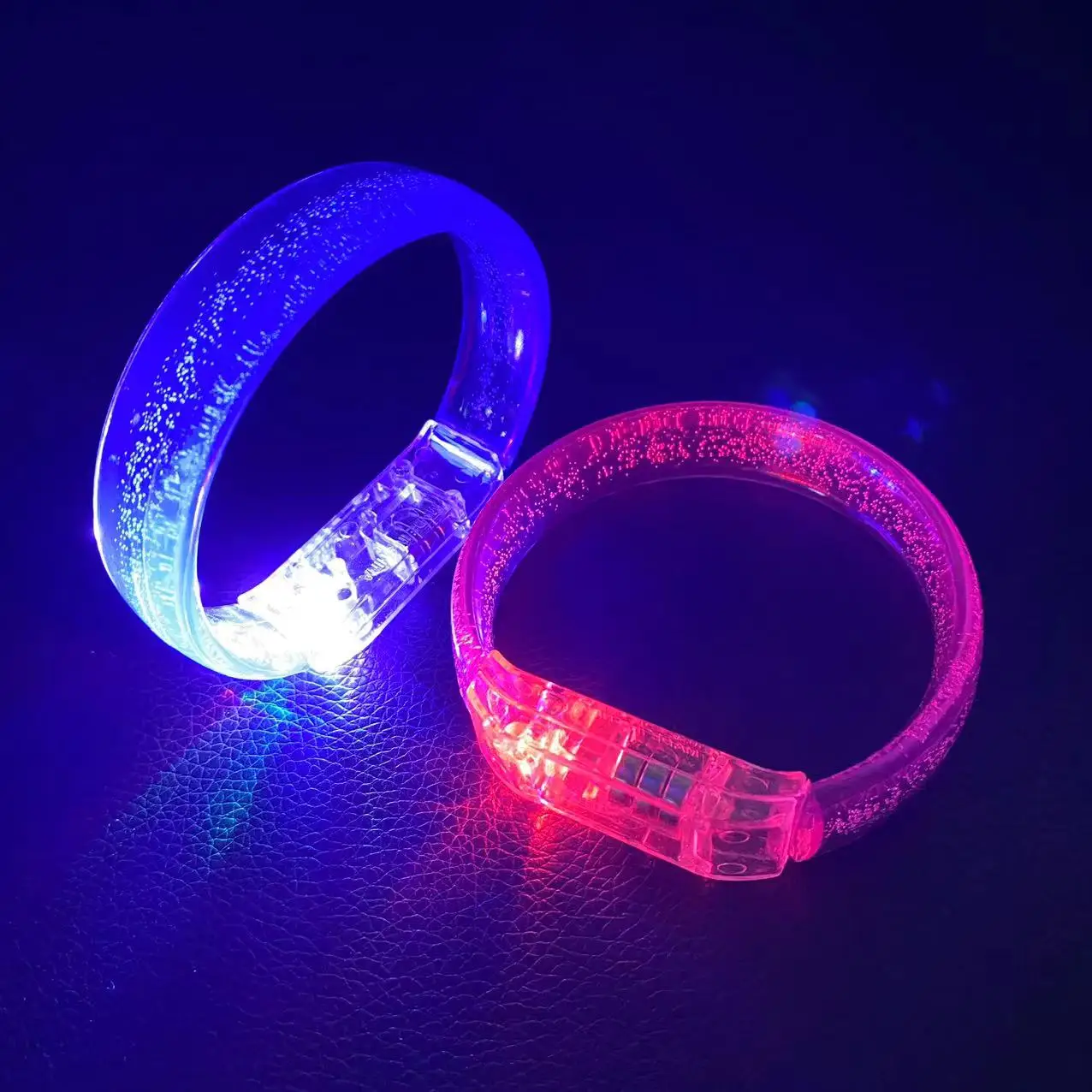Led Flashing Bracelets Multi color With Light Up Bubble Bracelet Flashing Luminous Bracelet For Party Luminous Christmas