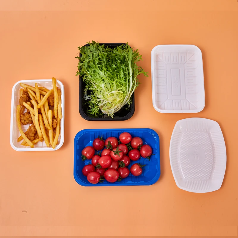 Supermarket PP Tray Beef Fresh Meat Frozen Chicken Blister Plastic Food Packaging tray