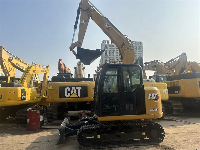 Hot Selling Used Caterpillar 307E2 Excavator CAT 307.5 307d 307e 307e2 Mini Excavators EPA CE Approved 7ton Pump Motor PLC