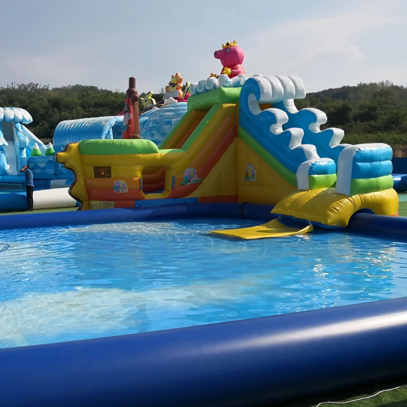 Factory Direct Home Business Entertainment Inflatable Octopus Model Water Slide