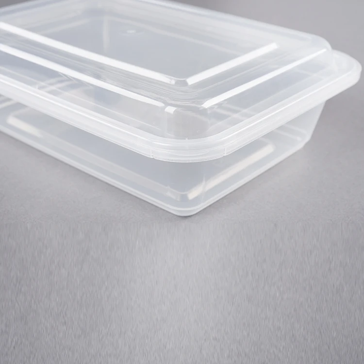 Heat Resistant Plastic Stackable Storage Container Take Out Lunchbox Disposable Food Containers With Lids For restaurant