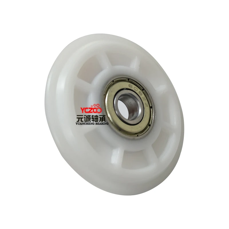 YCZCO 608zz bearing sliding wardrobe cabinet door 48mm u groove nylon roller