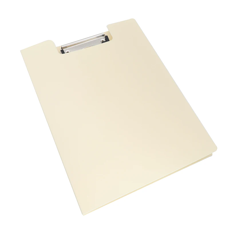 A4 Foldable Presentation Clip Board Pastel Colors Foldover Clipboard Custom Logo Plastic Waterproof Sturdy Folder For School