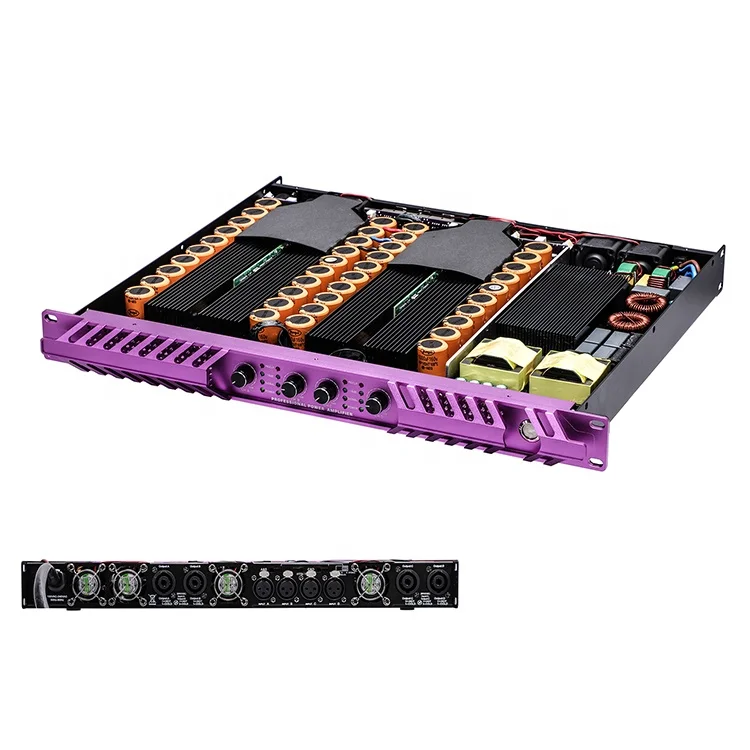 DP41800  1U big power 7200watt  class D digital  amplifier wide band power work for 110V-260V AC line array power amplifier
