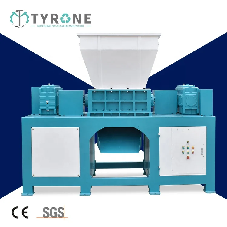High Efficiency Manufacturer Direct Supply Double Shaft Shredder Rubber Crusher Tyre Crusher Machine
