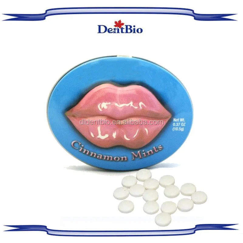 Custom 3D logo Tin Box mints Sweet Hard Candies  Multiple flavors  Wholesale supplier