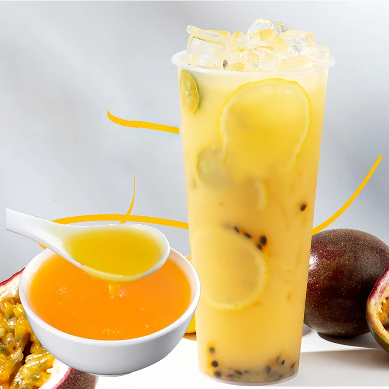 Концентрат маракуйи сок сироп халяльный сертифицированный концентрированный фруктовый для пузырькового чая оптовая продажа