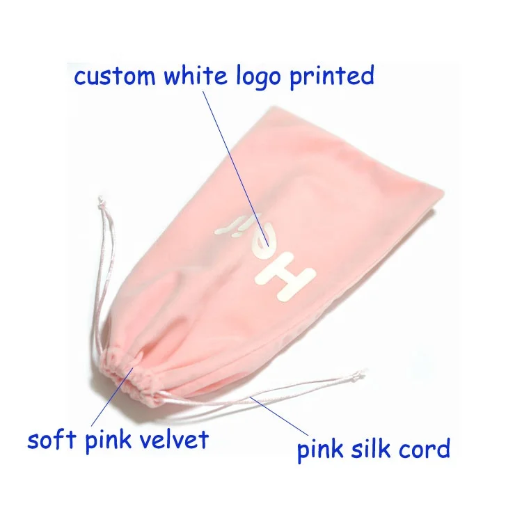 Factory Price Velvet Cotton Satin Drawstring Shoe Bags Cloth Dust Bag,Dustbag for shoes