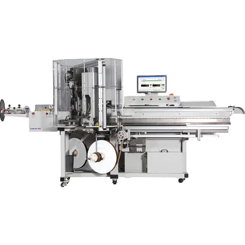 HBQ-802E FULLY Automatic cutting stripping seal plug loading crimping Machine for cable wire harness terminal
