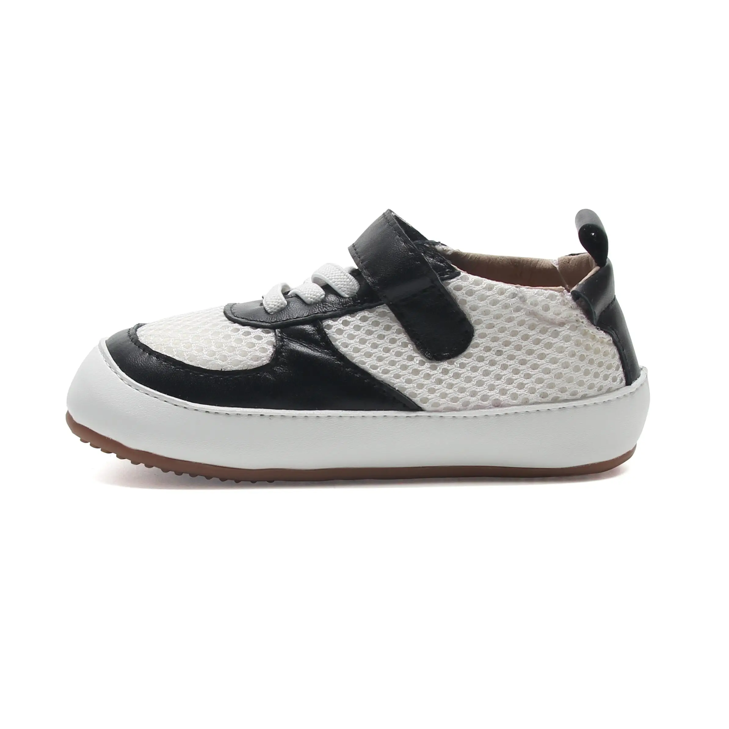 BEIBEIHAPPY Wholesale New Trends Toddler Genuine Leather Wide Toe Box Shoes Barefoot Zero Drop Kids Footwear