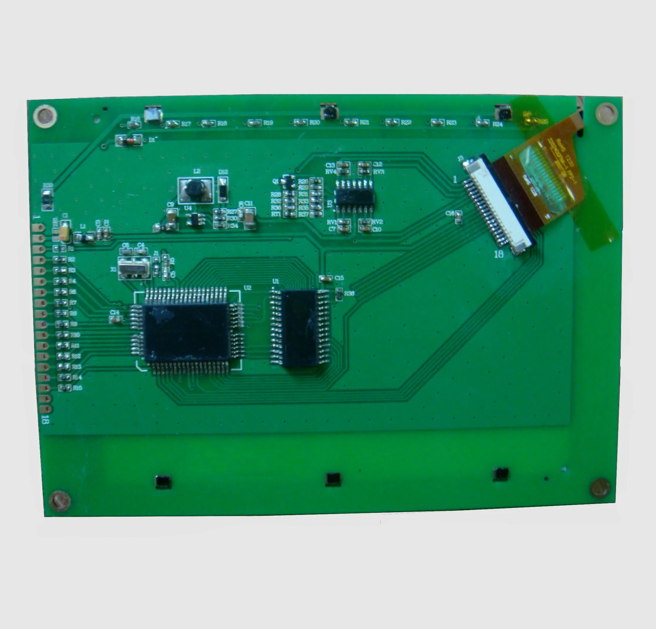 4.7 Inch 320x240 Lcd Module 8 Bit Parallel Greyscale Lcd Module 320240 Stn Blue Monochrome Display 16x2
