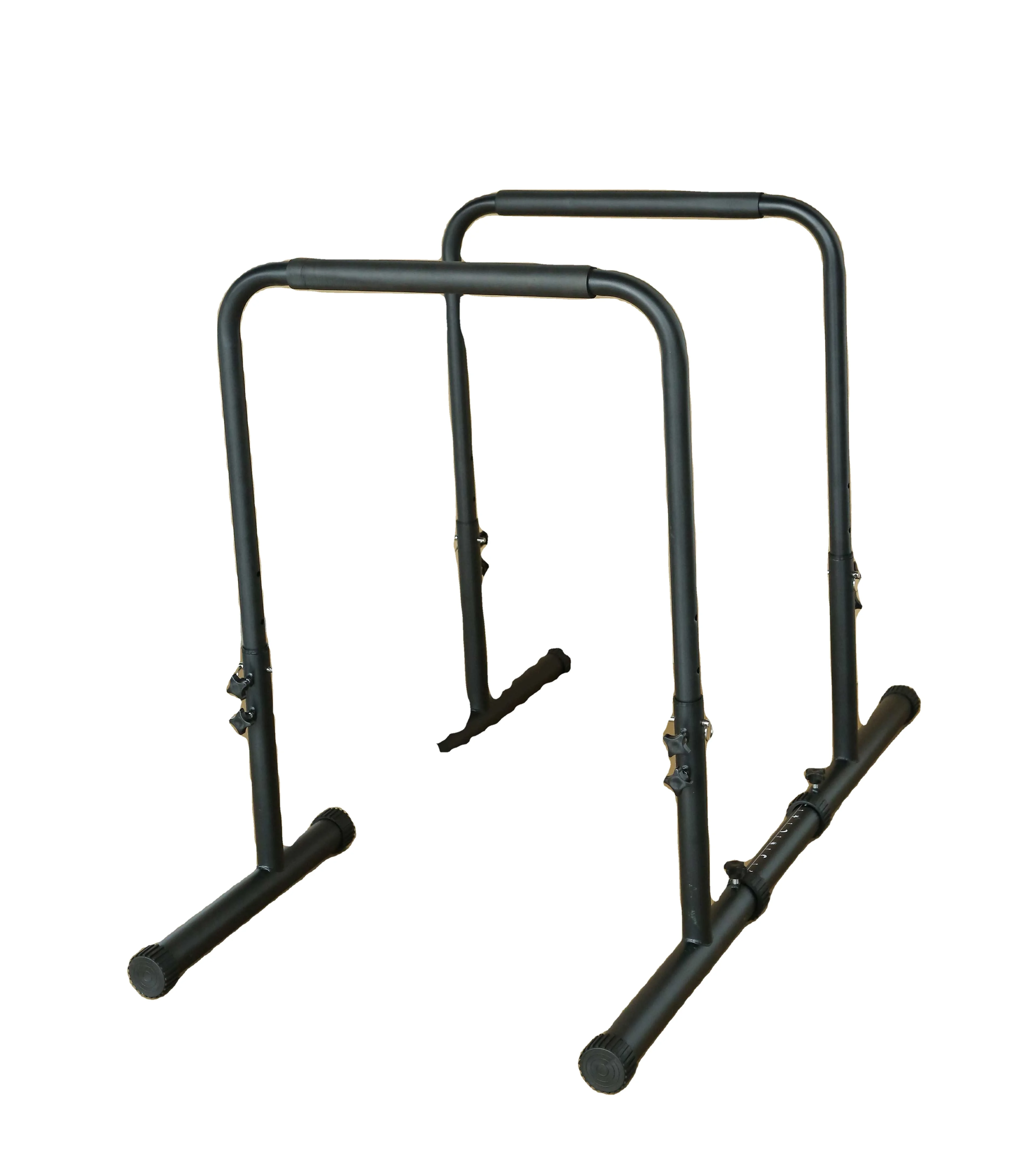 Home Gym Fitness Workout Adjustable Height Dip bar Station,Tricep Dips, Pull-Ups,  Stabilizer Parallette Push Up Stand