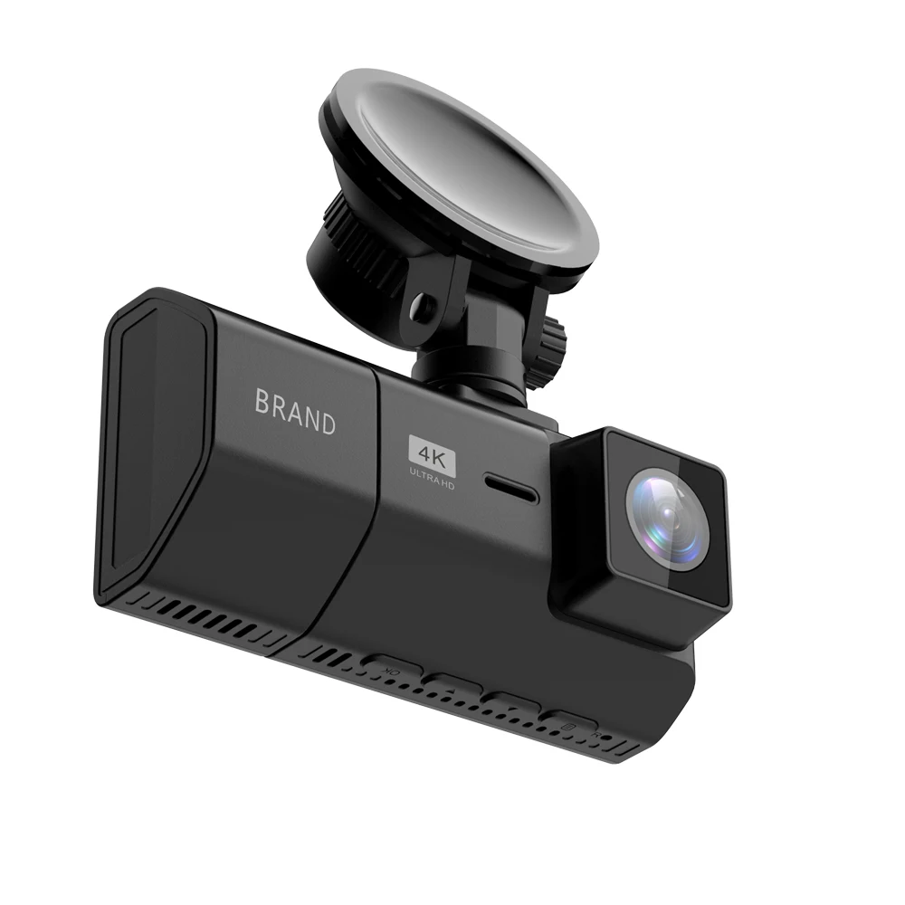 4K parking mode windshield front camera inside video recorder car and driver dash cam