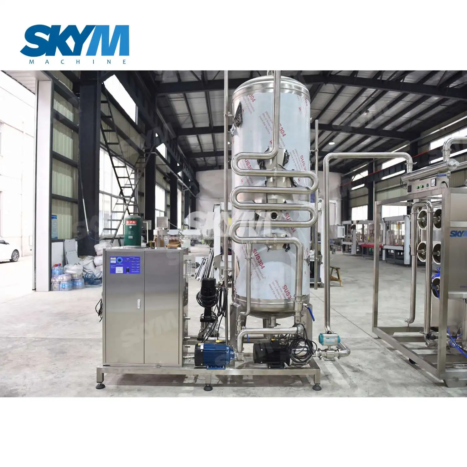 High Flow 250LPH TO 20000LPH Industrial RO Drinking Stainless Steel Reverse Osmosis Water Purification Popular Machine