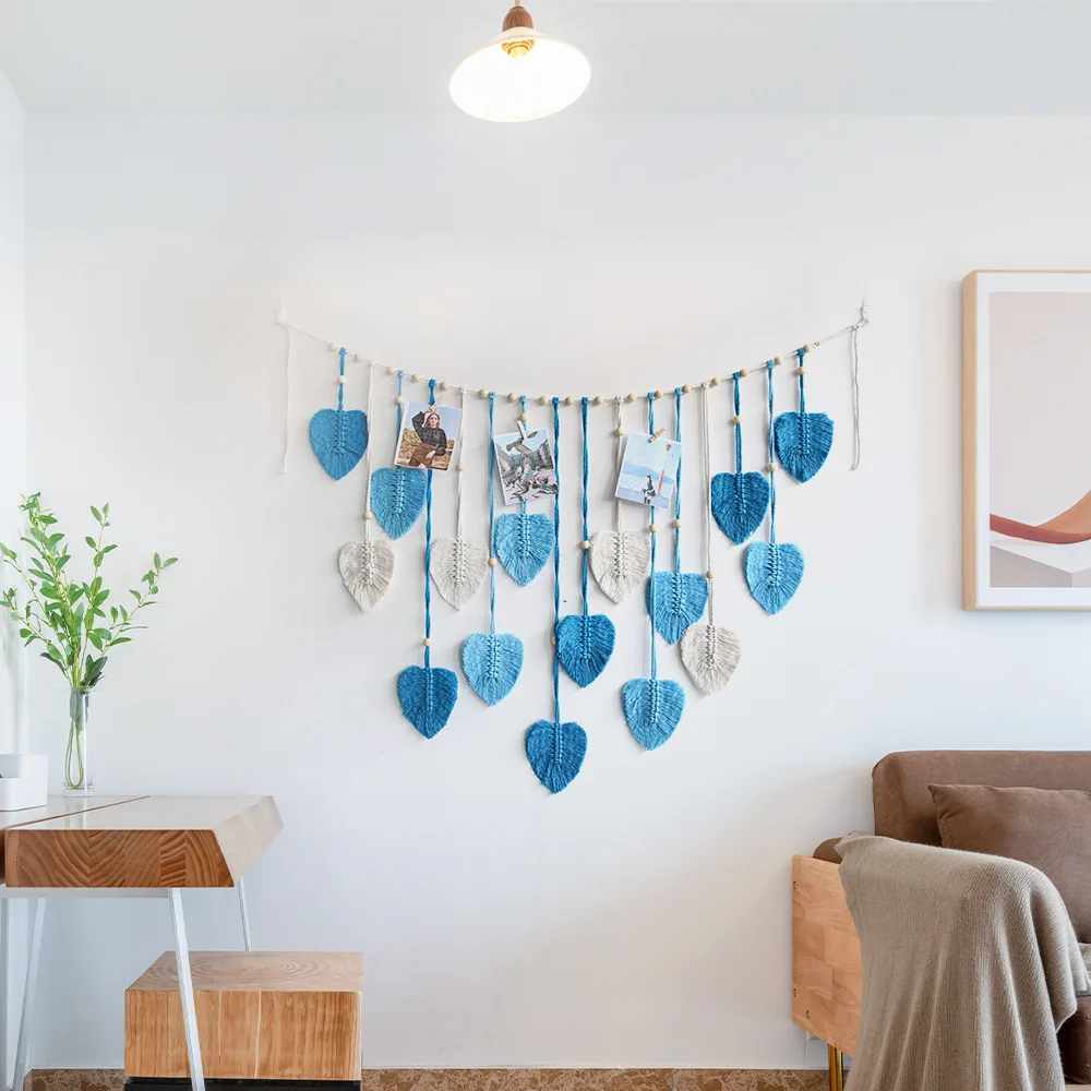 High Quality Boho Macrame Wall Hanging Tapestry, Home Decor Handmade Dream Catchers Supplies for Living Room Gift