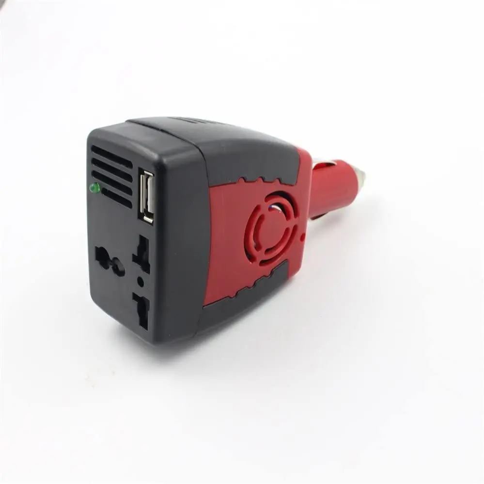 Car USB Power 12v to 220V Munifunction  dc to ac 150W Inverter converter with USB2.1A Port