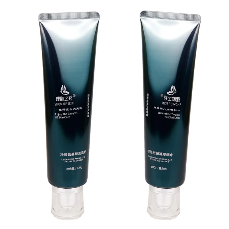 Custom empty aluminum packaging plastic soft squeeze tube for cosmetics 30ml 50ml 80ml 100ml 120ml 150ml