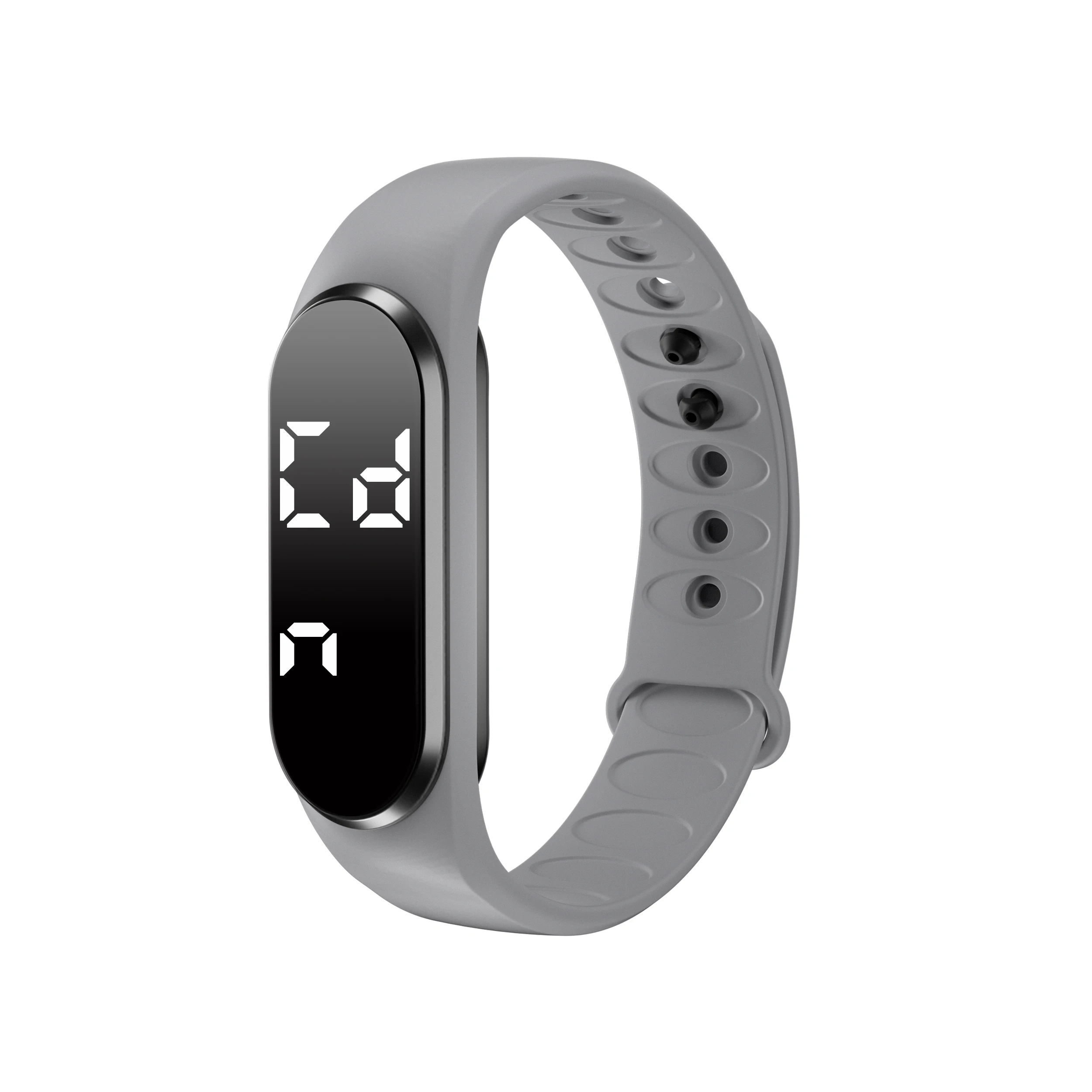NO APP Touch Screen Led Watch Stopwatch Vibration Alarm 3d Pedometer Watch for Promotional Gift