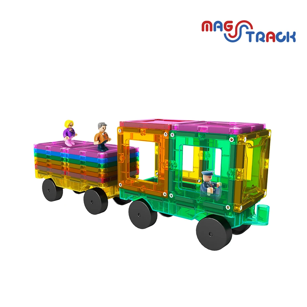 Magnetic Building Blocks STEM Baby Learning Educational Toys Custom Classic Magnetic Building Tiles