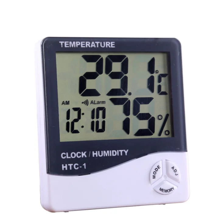 HTC-1 Room Thermometers and Hygrometer With Humidity Display Digital Thermo Hygrometer