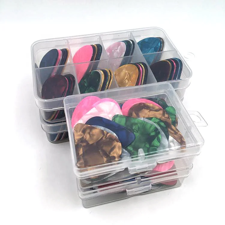 classical wood electric bass guitar 5 string colored kits celluloid picks 0.5mm 0.75 mm abs