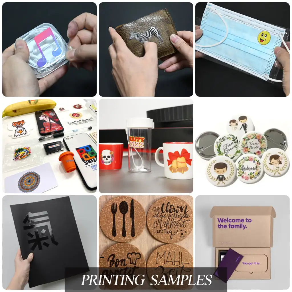 Syoonjet A4 UV DTF Printer With Laminator for Phone case Wood Mug Cups Bottle Glass Sticker