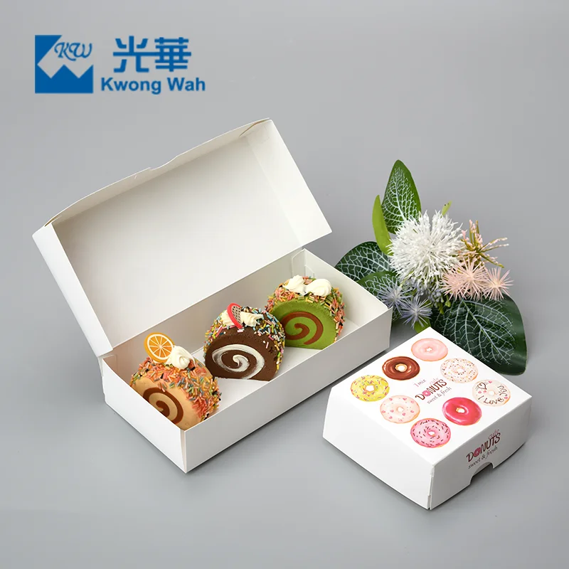 Custom Macaron Box Packaging Cookie Chocolate Cheese French Eclairs Boxes