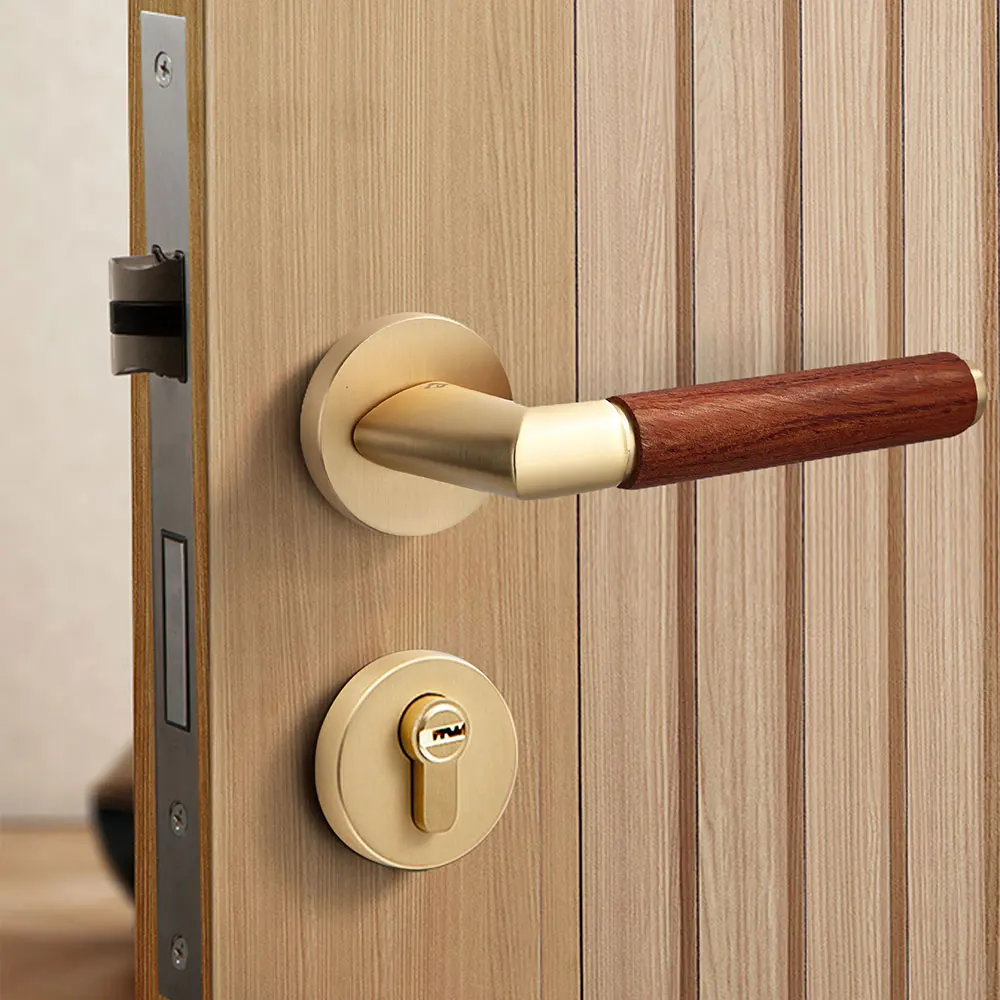 Filta Factory OEM High Quality  Wooden  Door Handle For Bedroom