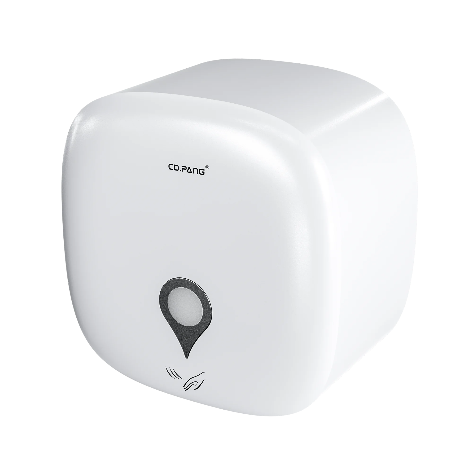 CD PANG Wall Mounted modern design hand dryer industrial equipment ABS material hands free hair dryer automatic hand dryer