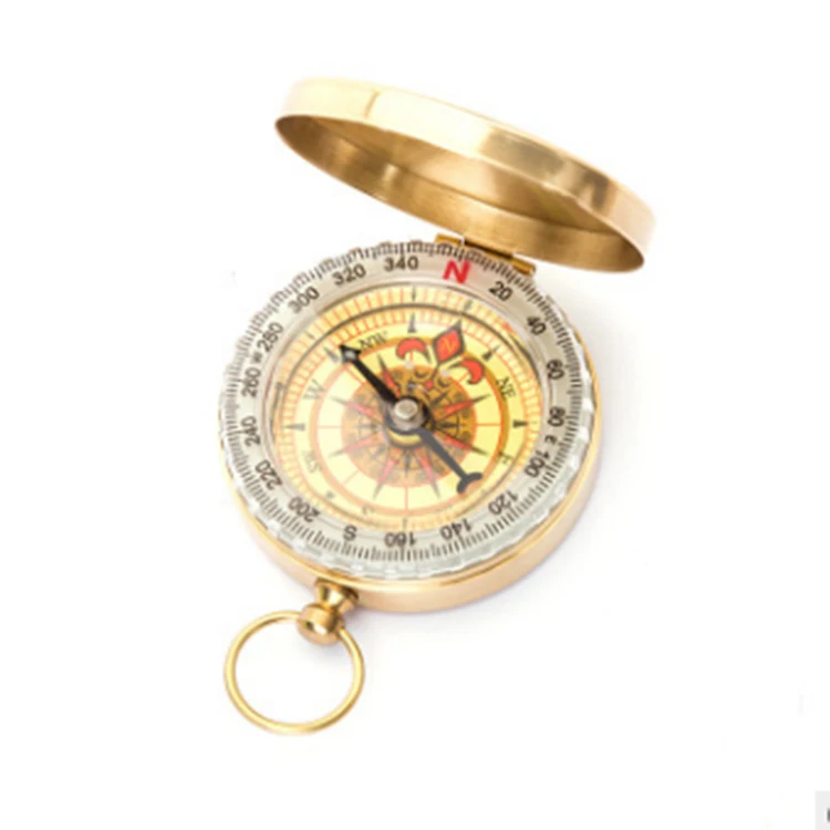 Best selling Promotional Gifts Fashion Camping Antique Copper Compass