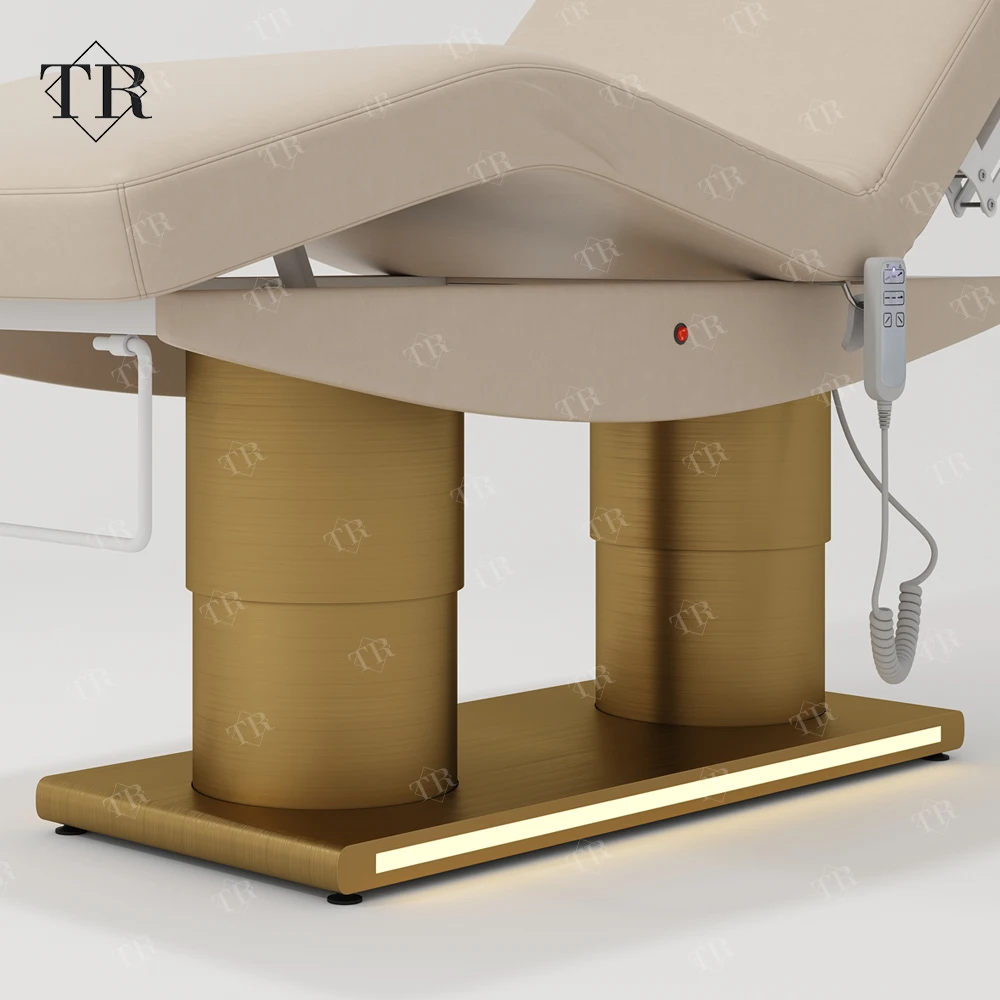 Turri Electric Automatic Reclining Esthetician Spa Bed Salon Adjustable Electric Massage Beauty Table Cama Electrica De Belleza