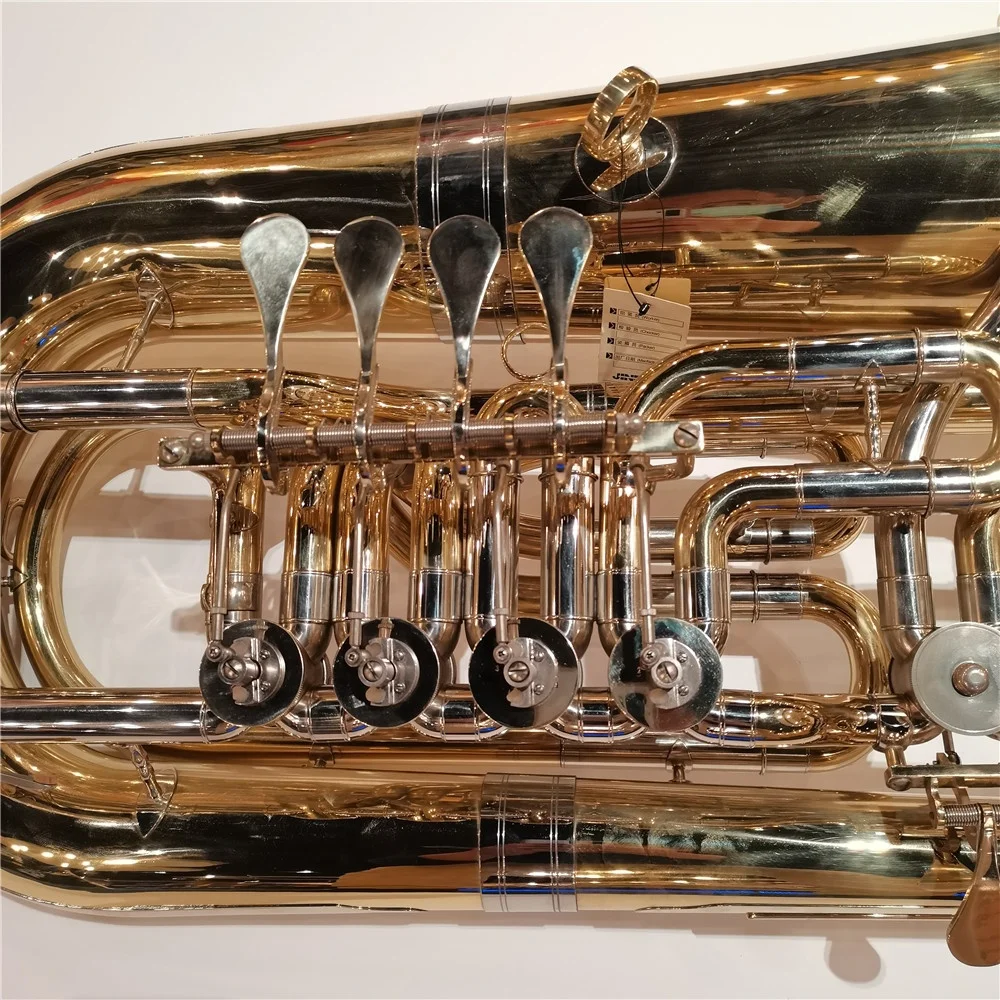 4x4 F key tuba 4 вращающиеся клапаны