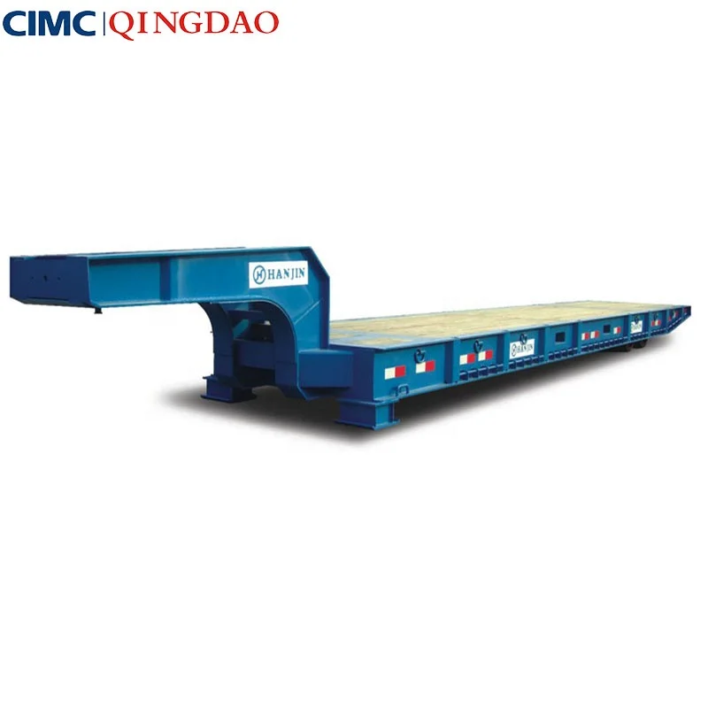 100ton gooseneck 40ft  45ft mafi trailer roro trailer