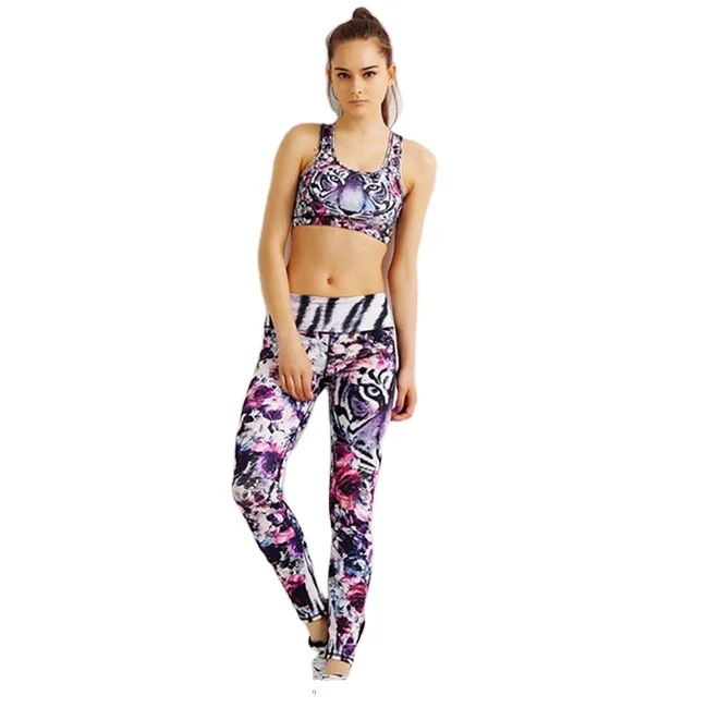 Competitive Price Private Label Wholesale Yoga Sports Bra OEM custom cheap price sublimation yoga wear with your own designs