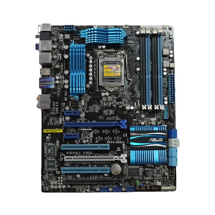 Оригинальная материнская плата для ASUS P8P67 PRO DDR3 LGA 1155 USB2.0 USB3.0 I3 I5 I7 32 Гб P67 настольная материнская плата