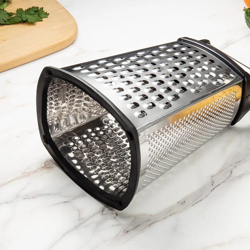 Box Grater 4 Sides Multi-purpose Stainless Steel Household Vegetable Cheese Box Grater