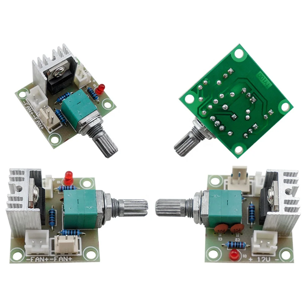 XH-M137 LM317 DC Linear Converter Down Voltage Regulator Board Speed Control Module with Switch Function DC 3.25-15V To 1.25-13V