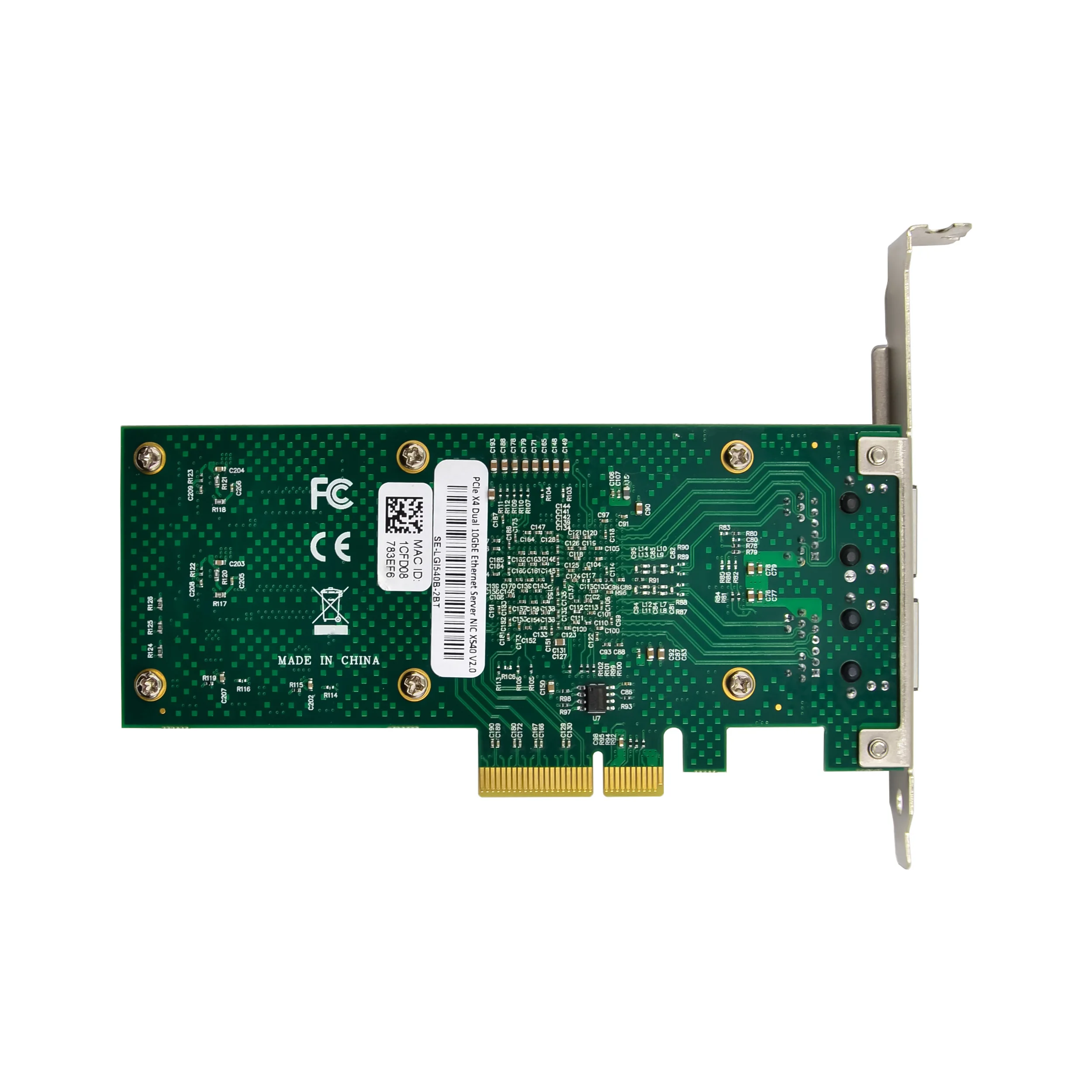 ST7319 PCIe X4 X540 Dual RJ45 Port 10G Gigabit Ethernet Server card For PCIe Network Adapter