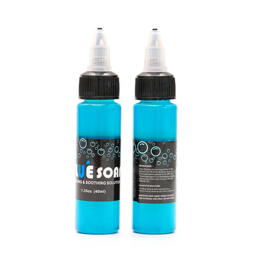 Tattoo Blue Soap Cleaning & Soothing Solution Tattoo Studio Supply Skin Clean Accessories