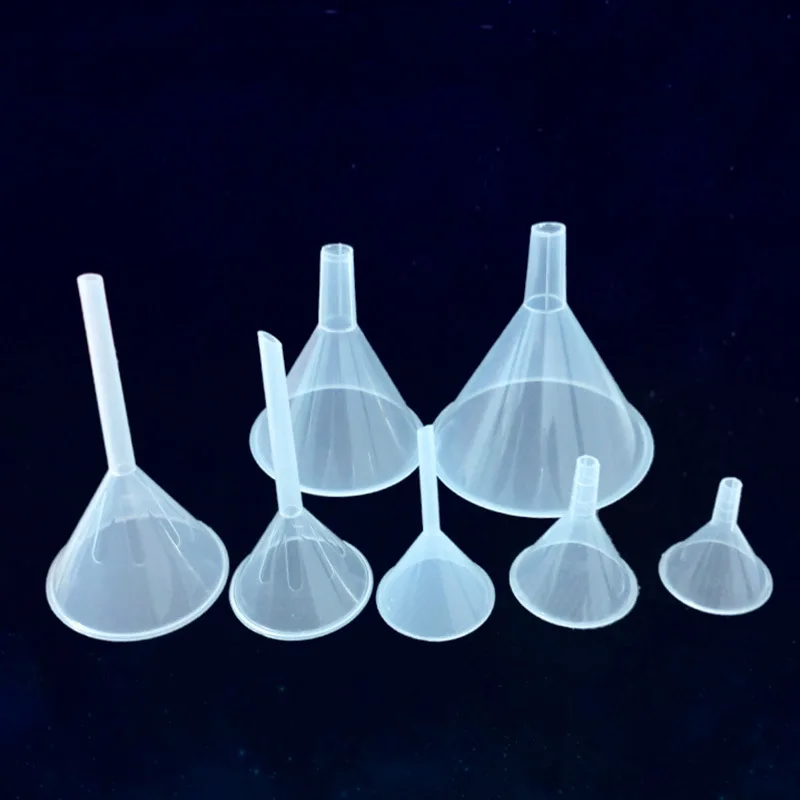 perfume make-up water make-up kit cheap plastic small funnel for cosmetic filling funnel