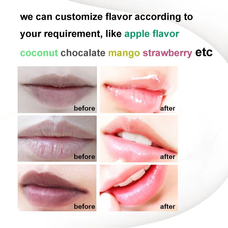 Organic lip mask & scrub Double-effect lip care collagen Exfoliating Moisturizing Vegan Private label lip scrub