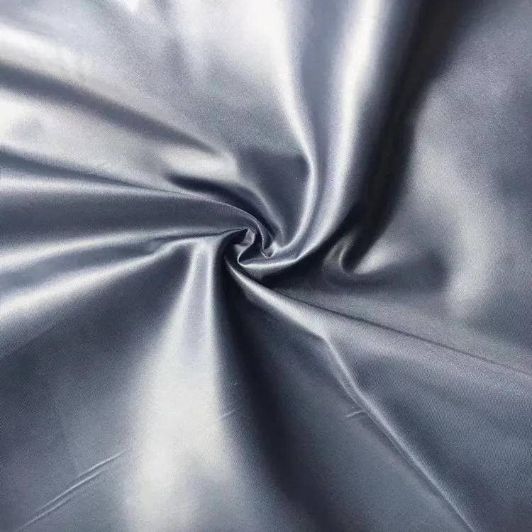 polyester 300T shiny plain taffeta fabric for garment lining