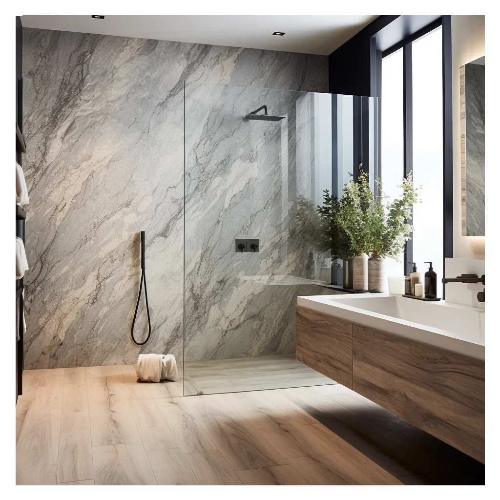 Eco-Friendly Decorative 3D WPC Wall Panel for Architectural Ceiling and TV Background Water- proof