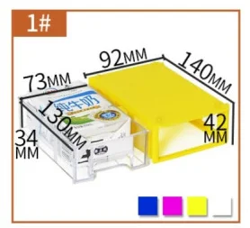 clear plastic parts box & Stackable plastic drawer for warehouse parts storage