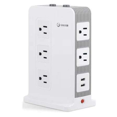 
 Настольный умный дом 110V выход несколько от перенапряжения переменного тока зарядки сотового телефона вертикальный USB Power Tower паяльная станция с защитой от перенапряжения  