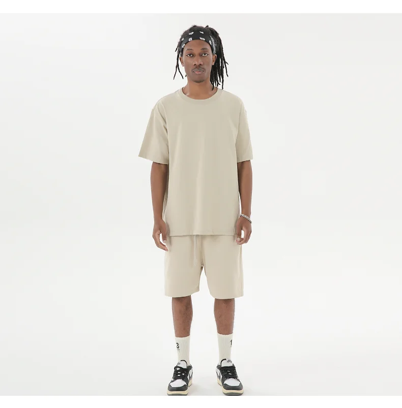 Yingling 230 gsm Ripped Distress High neck white t-shirt oversize custom screen print high quality t shirts No reviews yet