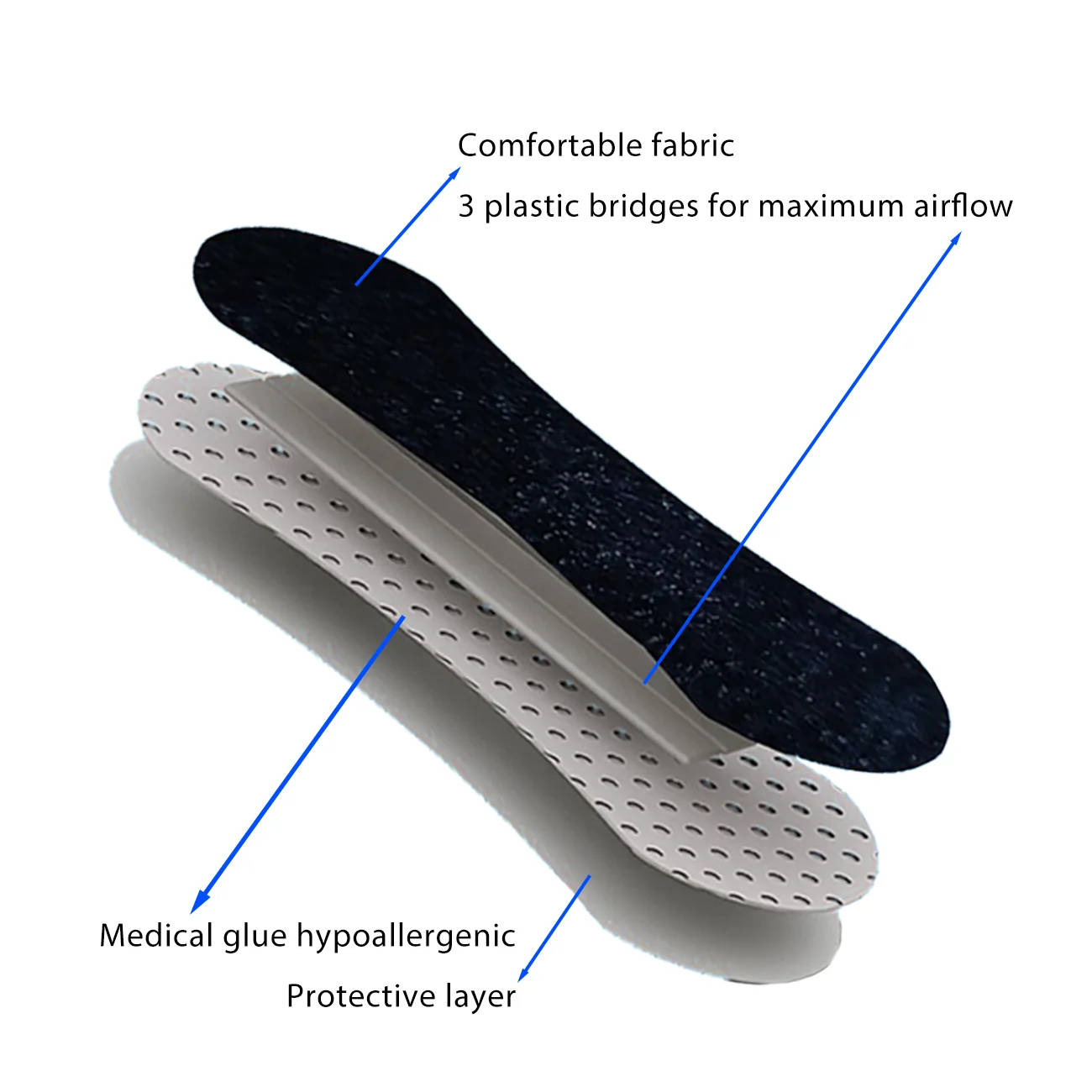 Anthrive CE ISO Nose Breathing Strips Better Sleep Strips Nose Tape Extra Strength Nasal Strips For Anti Snoring Men Women