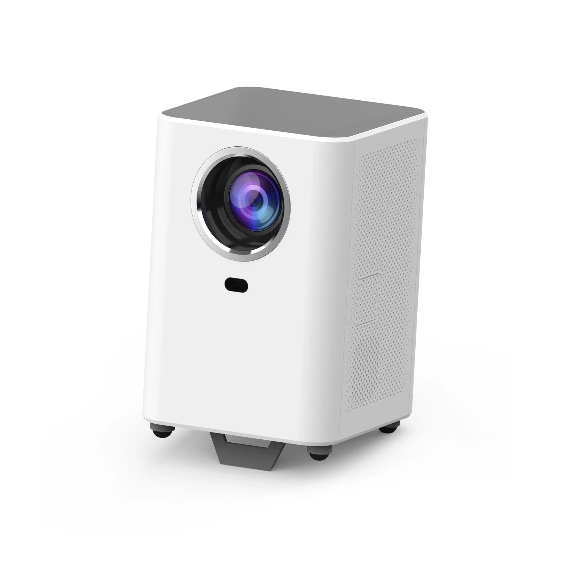 FOURTRY MH01 Model New Design 1080P Projector- Super Power 10W Dual Speaker Digital Keystone 50 degrees Android Cinema Projector