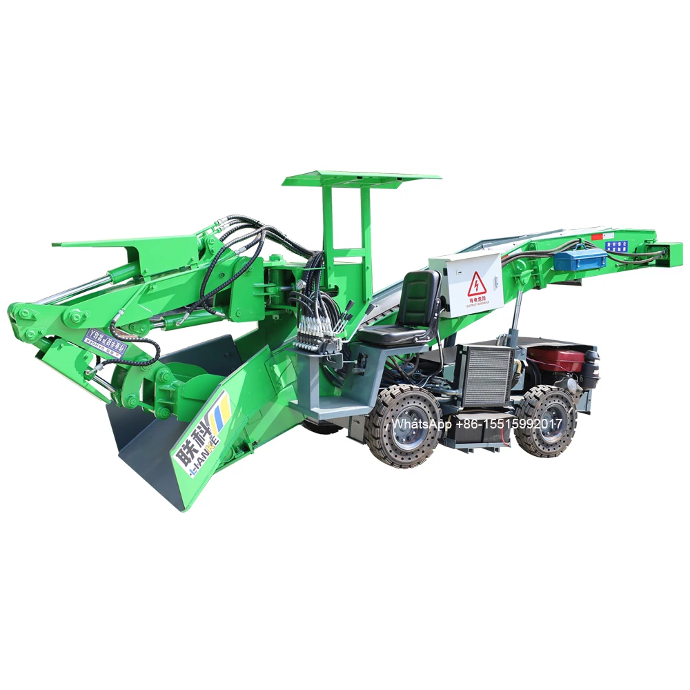 lianke brand mucking rock drill loader,underground mining cargador for Ecuador
